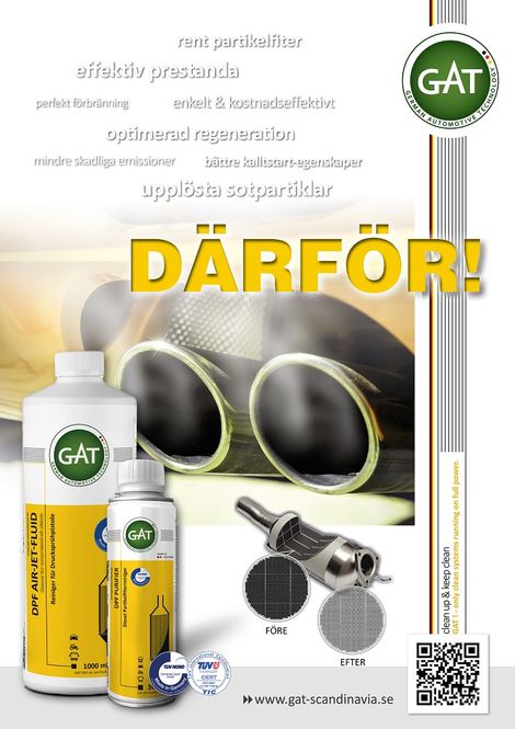 Huvudbild GAT DPF Purifier (Rengöring)